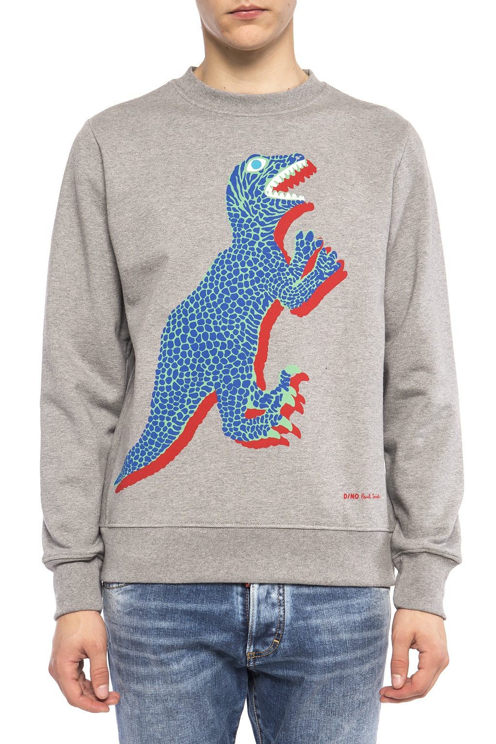 Grey Dino motif sweatshirt PS Paul Smith Vitkac Canada